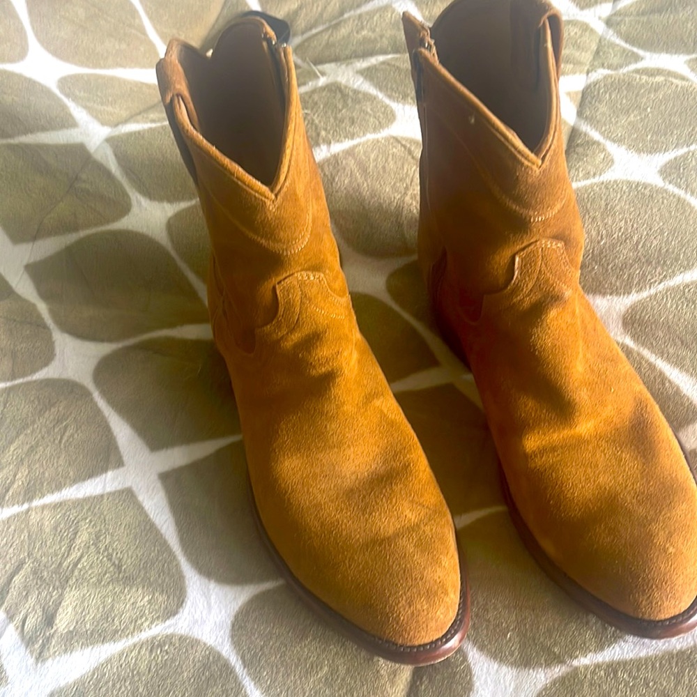 Tecovas ‘The Roy’ boot suede zip up size 11EE